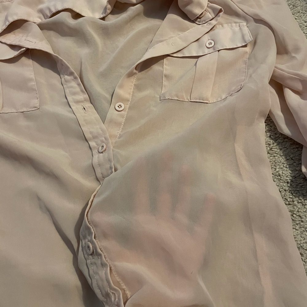 Sheer Rue21 Button Up - Picture 5 of 5
